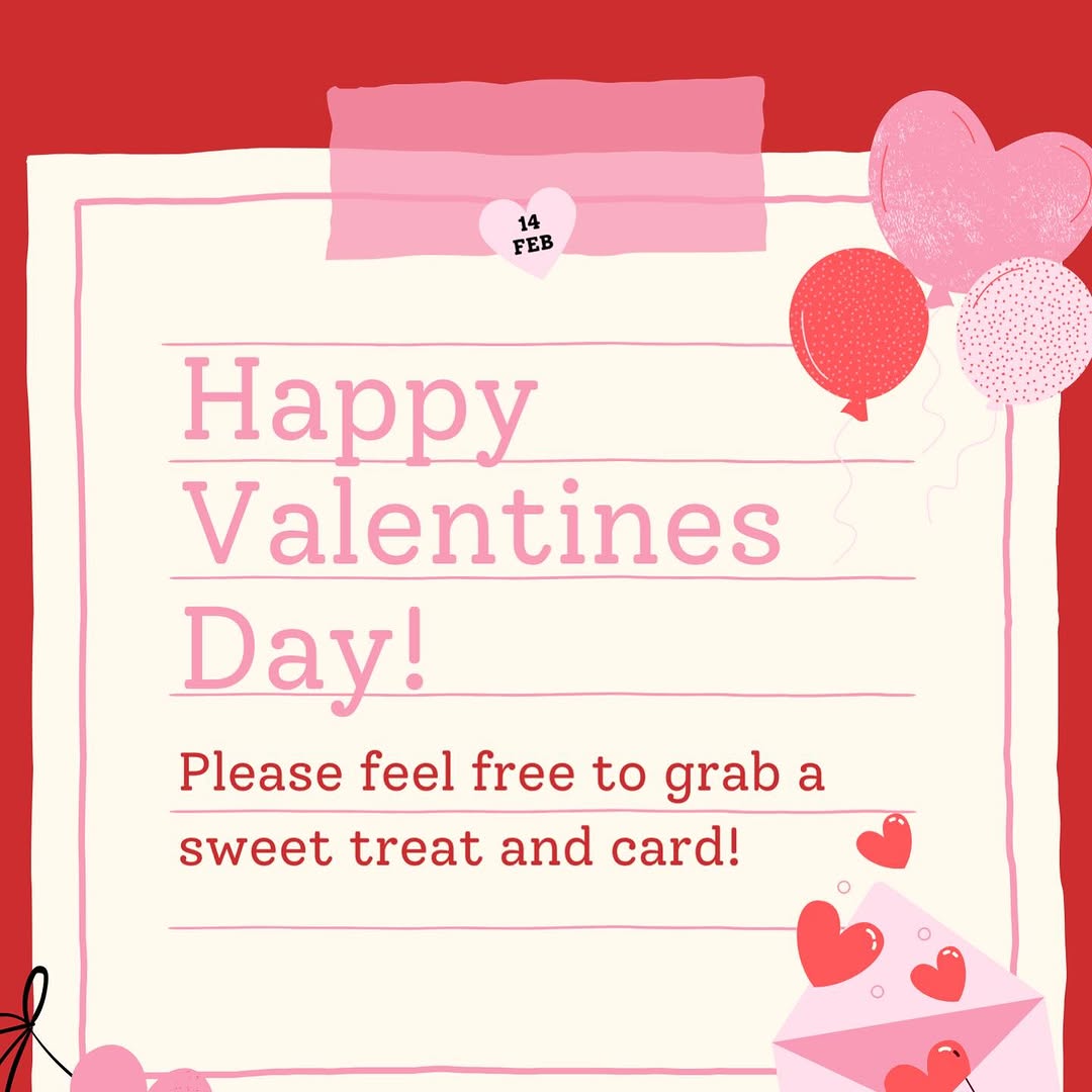 Whether you have a special someone or you are being your own boyfriend this year, come down to the office to pick up a sweet treat \ud83c\udf6b and card \ud83d\udcd4!\n\nAvailable until Feb. 14th! \u2764\ufe0f\n\n