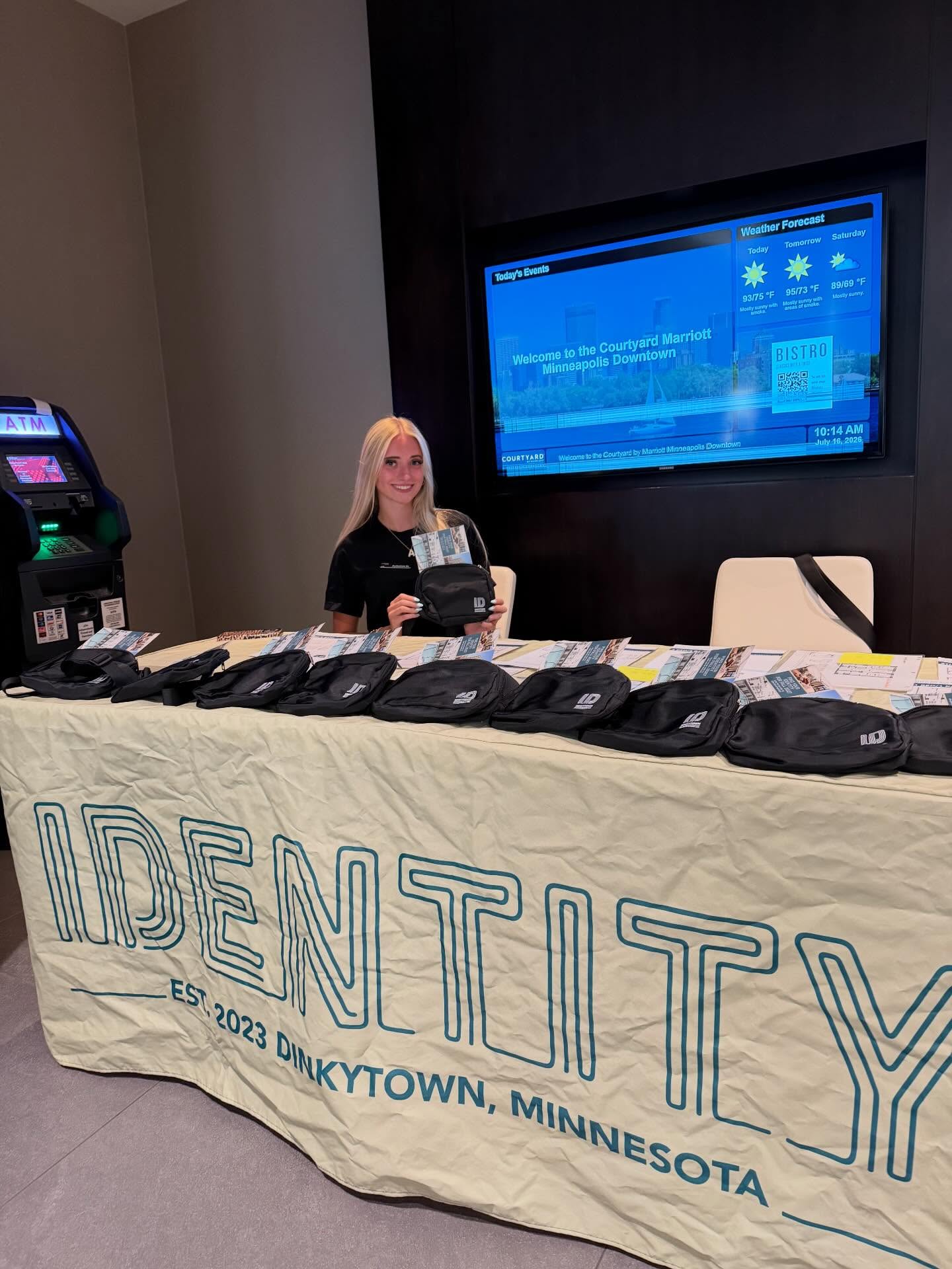 Thank you to @courtyardmarriottsurat for allowing us to table in your lobby today! \n\nWe're excited to officially have you as a partner for Identity Dinkytown apartments! \ud83e\udd29\n\nWe're still leasing for 2026-2027, buuuut our specials won't last forever! Sign now or get added to our VIP waitlist for the 2027-2028 lease term!\n\n
