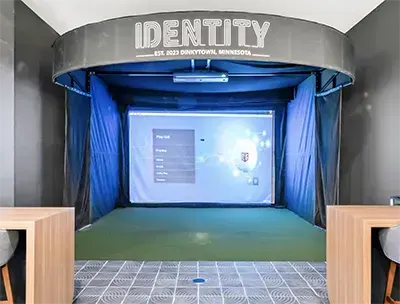 On-site Golf Simulator in Dinkytown